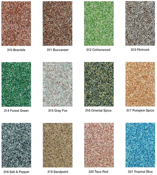 Epoxy Floor Color Chart